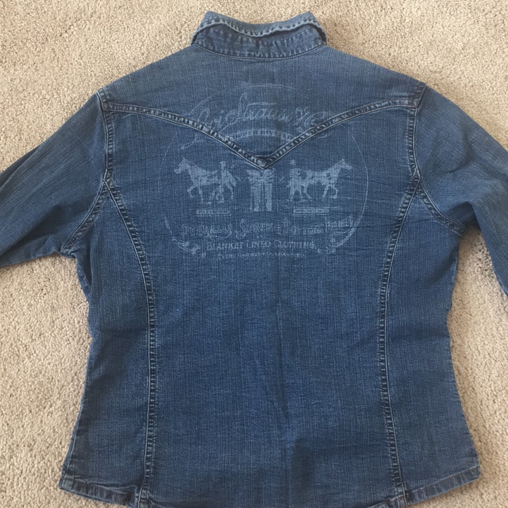 Levi’s Denim Button Up. - image 4